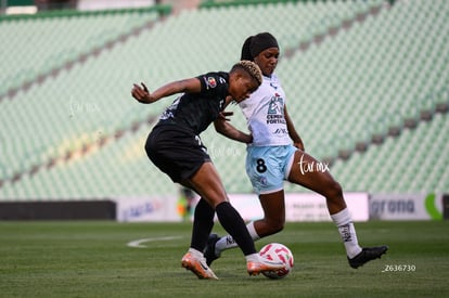 Vivian Ikechukwu, Yirleidis Quejada | Santos Laguna vs Pachuca femenil