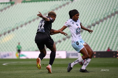 Vivian Ikechukwu, Yirleidis Quejada | Santos Laguna vs Pachuca femenil