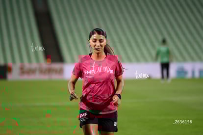 Fernánda Juárez, árbitra | Santos Laguna vs Puebla femenil