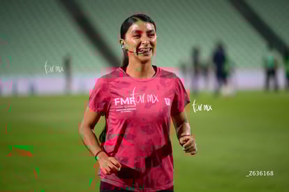 Fernánda Juárez, árbitra | Santos Laguna vs Puebla femenil