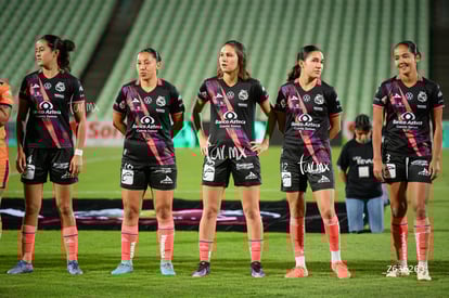 Liliana Sánchez, Dulce Martínez, Paulina Suárez, Lourdes Ma | Santos Laguna vs Puebla femenil