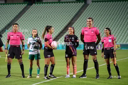 capitanas Doménica Rodríguez, Rubí Villegas | Santos Laguna vs Puebla femenil