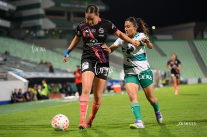 Luisa De Alba, Marianne Martínez | Santos Laguna vs Puebla femenil
