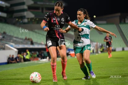 Luisa De Alba, Marianne Martínez | Santos Laguna vs Puebla femenil
