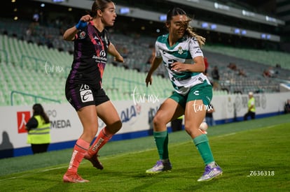 Luisa De Alba, Marianne Martínez | Santos Laguna vs Puebla femenil