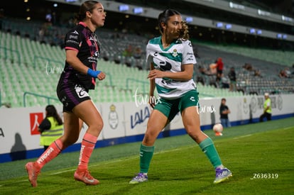 Luisa De Alba, Marianne Martínez | Santos Laguna vs Puebla femenil