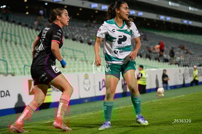 Luisa De Alba, Marianne Martínez | Santos Laguna vs Puebla femenil