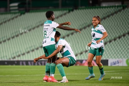 gol Kimberli Gómez, Sandra Nabweteme, Vivian Ikechukwu | Santos Laguna vs Pumas UNAM femenil