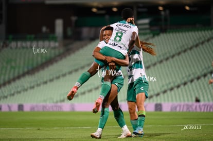 gol Kimberli Gómez, Sandra Nabweteme, Vivian Ikechukwu | Santos Laguna vs Pumas UNAM femenil