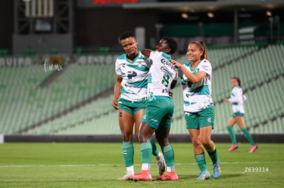 gol Kimberli Gómez, Sandra Nabweteme, Vivian Ikechukwu | Santos Laguna vs Pumas UNAM femenil