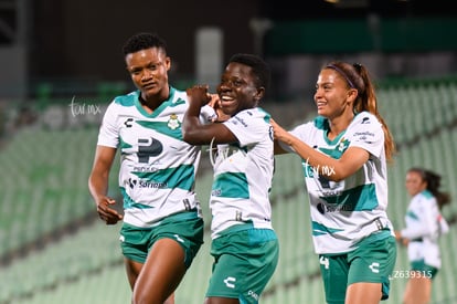 gol Kimberli Gómez, Sandra Nabweteme, Vivian Ikechukwu | Santos Laguna vs Pumas UNAM femenil