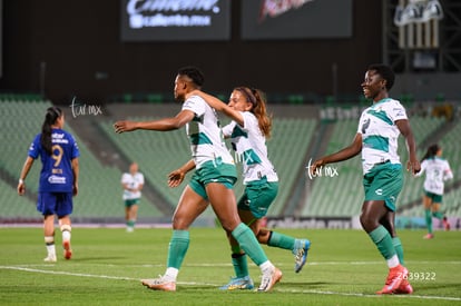 gol Kimberli Gómez, Sandra Nabweteme, Vivian Ikechukwu | Santos Laguna vs Pumas UNAM femenil