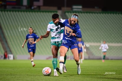 Vivian Ikechukwu, Cristina Torres | Santos Laguna vs Pumas UNAM femenil