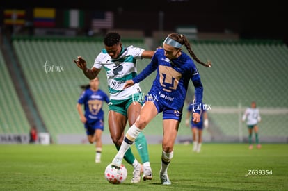 Vivian Ikechukwu, Cristina Torres | Santos Laguna vs Pumas UNAM femenil