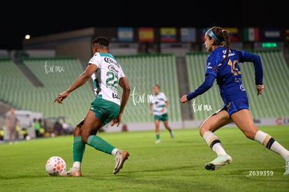Vivian Ikechukwu, Cristina Torres | Santos Laguna vs Pumas UNAM femenil