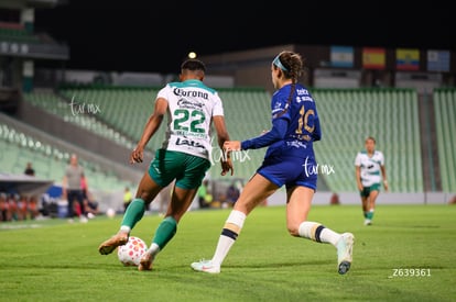 Vivian Ikechukwu, Cristina Torres | Santos Laguna vs Pumas UNAM femenil