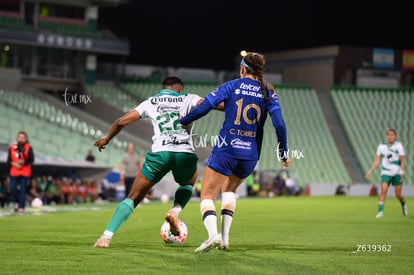 Vivian Ikechukwu, Cristina Torres | Santos Laguna vs Pumas UNAM femenil