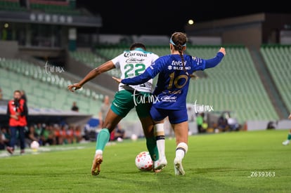 Vivian Ikechukwu, Cristina Torres | Santos Laguna vs Pumas UNAM femenil