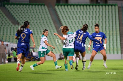 Kimberli Gómez, Julissa Dávila, Havi Ibarra | Santos Laguna vs Pumas UNAM femenil