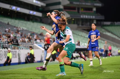 Kimberli Gómez, Silvana Flores | Santos Laguna vs Pumas UNAM femenil