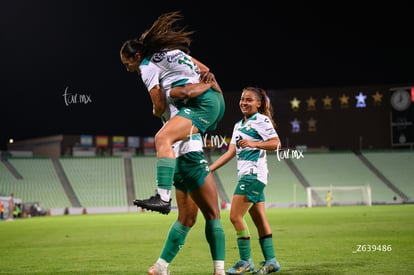 gol Kimberli Gómez, Vivian Ikechukwu, Mayra Santana | Santos Laguna vs Pumas UNAM femenil