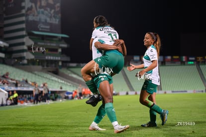 gol Kimberli Gómez, Vivian Ikechukwu, Mayra Santana | Santos Laguna vs Pumas UNAM femenil