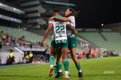 gol Mayra Santana, Vivian Ikechukwu | Santos Laguna vs Pumas UNAM femenil