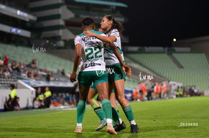 gol Mayra Santana, Vivian Ikechukwu | Santos Laguna vs Pumas UNAM femenil