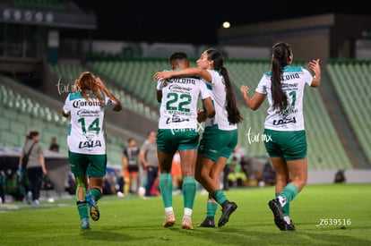 gol Vivian Ikechukwu, Frida Cussin | Santos Laguna vs Pumas UNAM femenil
