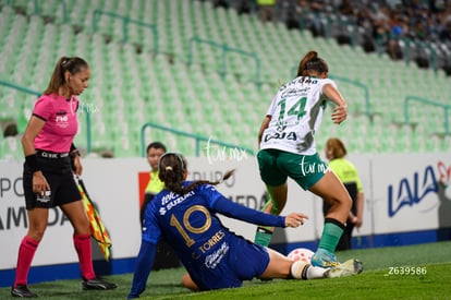 Kimberli Gómez, Cristina Torres | Santos Laguna vs Pumas UNAM femenil