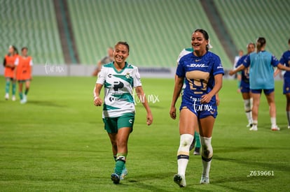 Kimberli Gómez, Ana Mendoza | Santos Laguna vs Pumas UNAM femenil