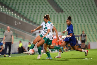Kimberli Gómez, Nayely Bolaños | Santos Laguna vs Pumas UNAM femenil