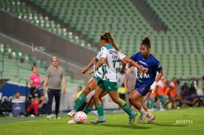 Kimberli Gómez, Nayely Bolaños | Santos Laguna vs Pumas UNAM femenil