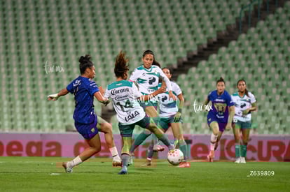 Nayely Bolaños, Kimberli Gómez, Alexa Hernández | Santos Laguna vs Pumas UNAM femenil