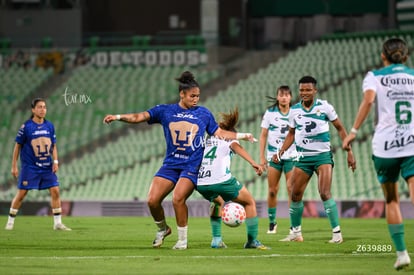 Kimberli Gómez, Nayely Bolaños | Santos Laguna vs Pumas UNAM femenil