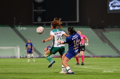 Kimberli Gómez, Alejandra Guerrero | Santos Laguna vs Pumas UNAM femenil