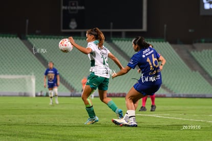 Kimberli Gómez, Alejandra Guerrero | Santos Laguna vs Pumas UNAM femenil