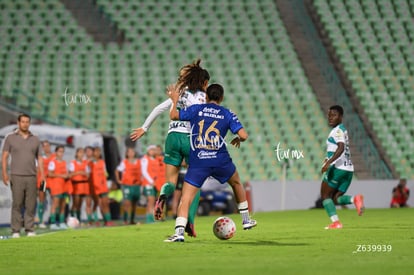 Alejandra Guerrero, Alexa Hernández | Santos Laguna vs Pumas UNAM femenil