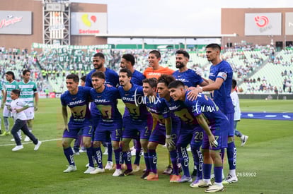 equipo de Pumas UNAM 2025 | Santos Laguna vs Pumas UNAM