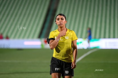 Fernanda Juárez, árbitro | Santos Laguna vs Rayadas J13