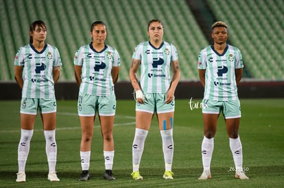 Frida Cussin, Yessenia Novella, Vivian Ikechukwu, Alessandra | Santos Laguna vs Rayadas J13