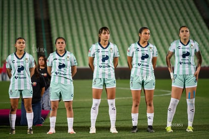 Marianne Martínez, Frida Cussin, Judith Félix, Yessenia Nove | Santos Laguna vs Rayadas J13