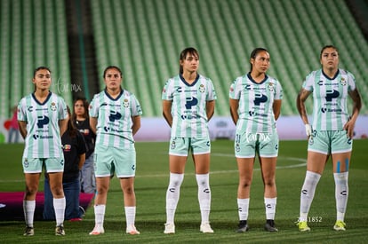 Marianne Martínez, Frida Cussin, Judith Félix, Yessenia Nove | Santos Laguna vs Rayadas J13