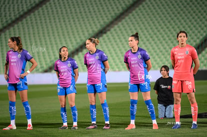 Ana Martínez, Merel Van Dongen, Paola Manrique, Christina Bu | Santos Laguna vs Rayadas J13