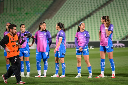 Daniela Monroy, Fátima Servín, Samantha Simental, Christina | Santos Laguna vs Rayadas J13