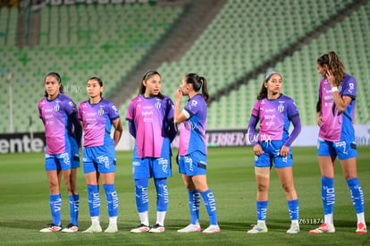 Diana García, Dania Pérez, Daniela Monroy, Fátima Servín, Sa | Santos Laguna vs Rayadas J13