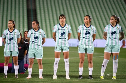 Marianne Martínez, Frida Cussin, Judith Félix, Yessenia Nove | Santos Laguna vs Rayadas J13