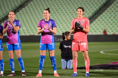 Merel Van Dongen, Paola Manrique, Tanna Sánchez | Santos Laguna vs Rayadas J13