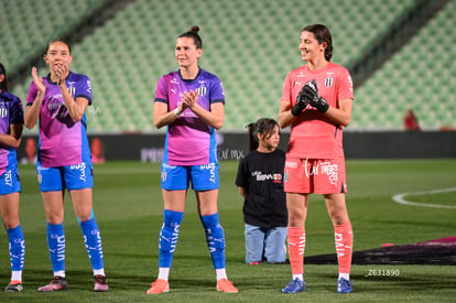 Merel Van Dongen, Paola Manrique, Tanna Sánchez | Santos Laguna vs Rayadas J13