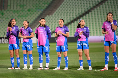 Diana García, Dania Pérez, Daniela Monroy, Fátima Servín, Sa | Santos Laguna vs Rayadas J13